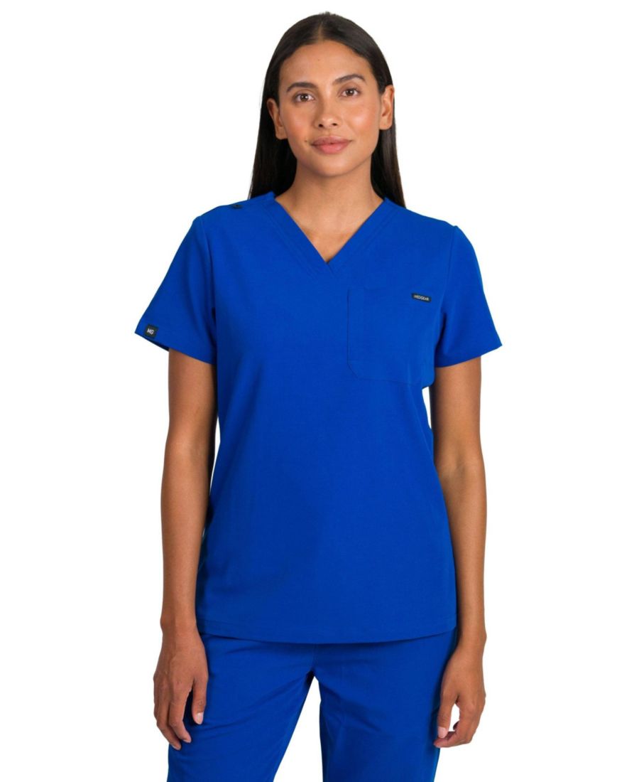 

Женская облегающая медицинская рубашка Camilla с одним карманом Medgear, Deep royal