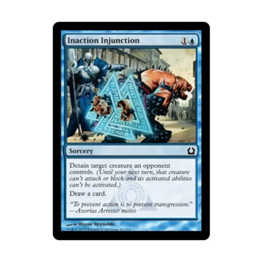 

CCG Судебный запрет на бездействие (C) (Рольга), MTG - Return to Ravnica