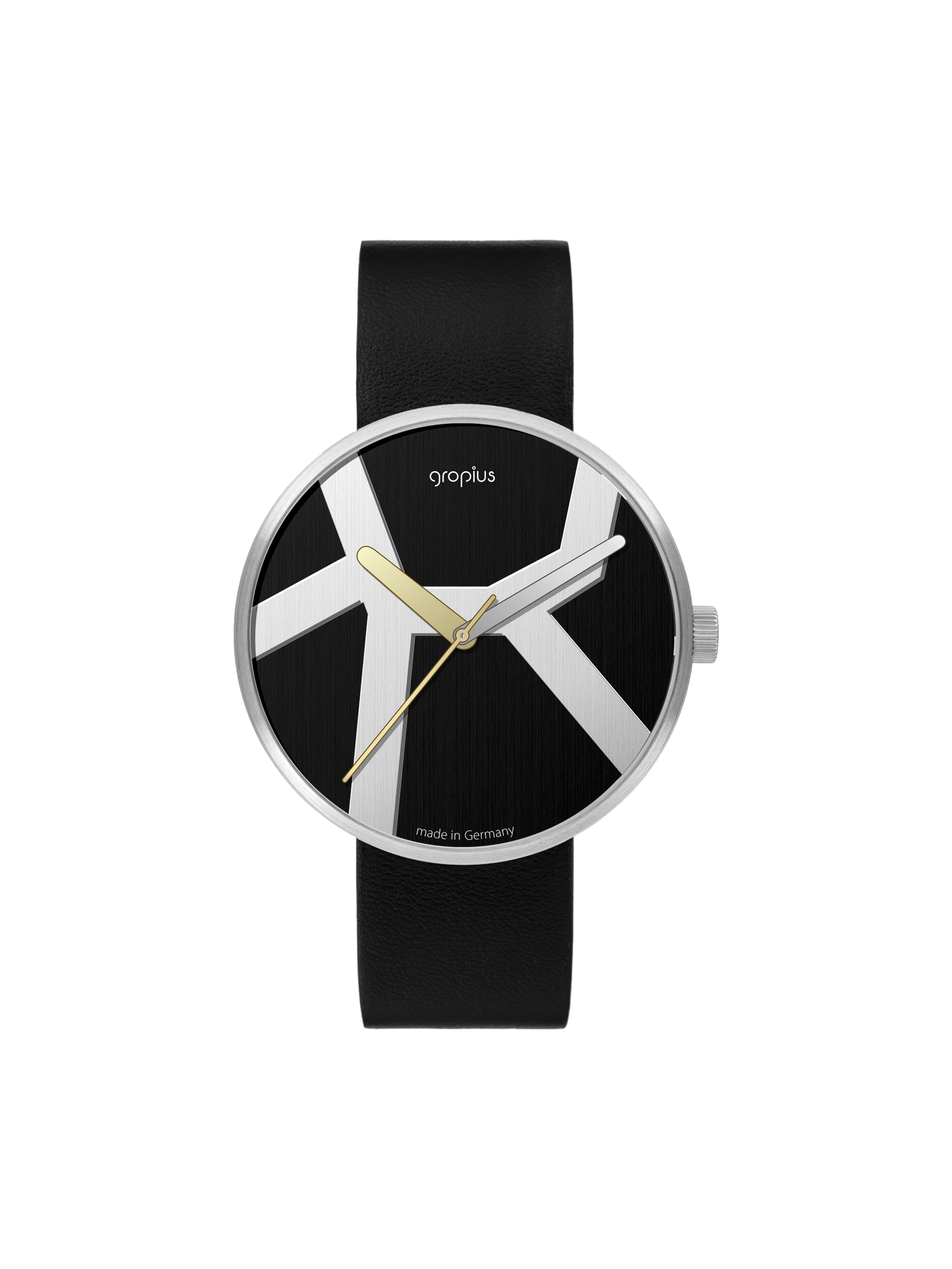 

WALTER GROPIUS Часы Analog 'MOVE DELUXE' в черном цвете