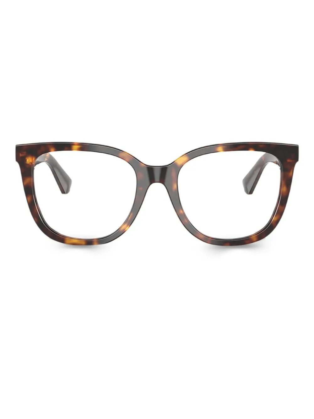 

Очки в квадратной оправе черепаховой расцветки Burberry Eyewear, коричневый