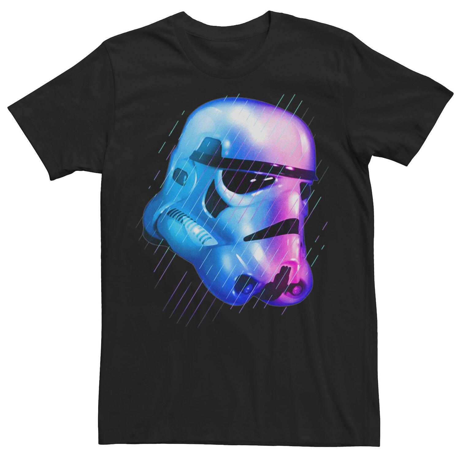 

Мужская футболка с блестящим шлемом с градиентом Stormtrooper Star Wars