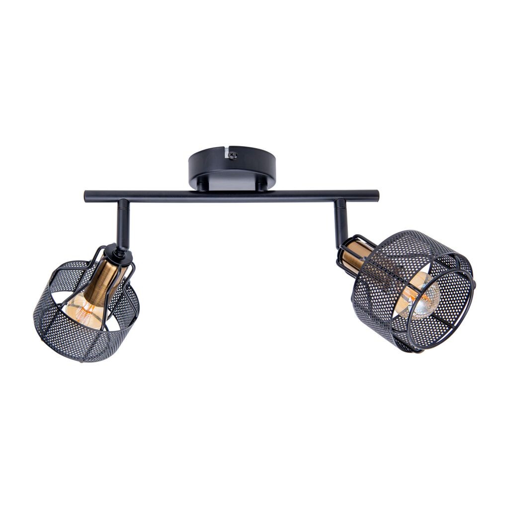 

2 настенных/потолочных светильника/спот "Форо" черный/золотой Näve