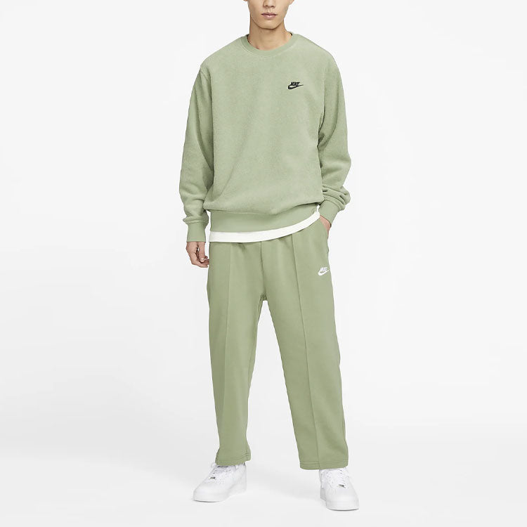Повседневные брюки Nike fleece casual pants 'Sage green' DX0544-386, зеленый — фото 3