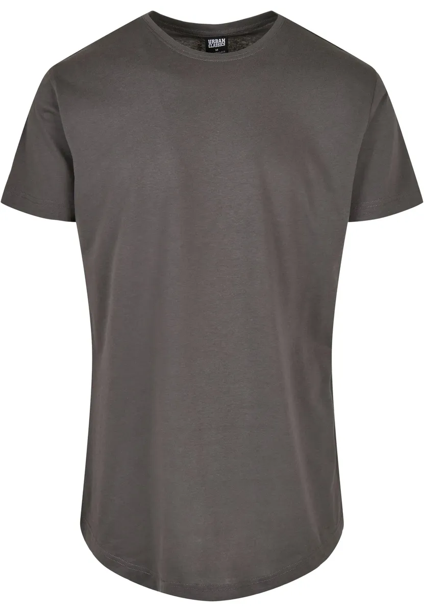 

Рубашка с короткими рукавами URBAN CLASSICS " Urban Classics Men's Shaped Long Tee", цвет Darkshadow