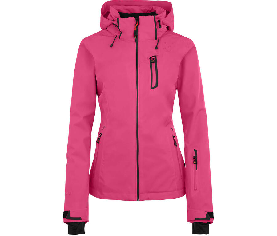 

BERGSON Горнолыжная куртка и куртка для активного отдыха на подкладке, водонепроницаемость 20000 мм водяного столба, розовая