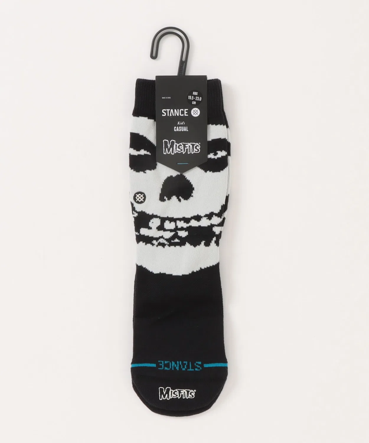 Носки детские Stance x Misfits BEWARE KIDS CREW, чёрные — фото 4