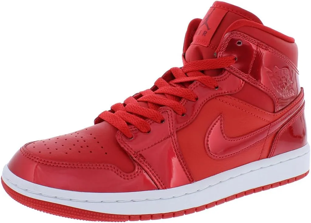 Мужские кроссовки Jordan Air 1 Mid Hi-Top Nike, красный
