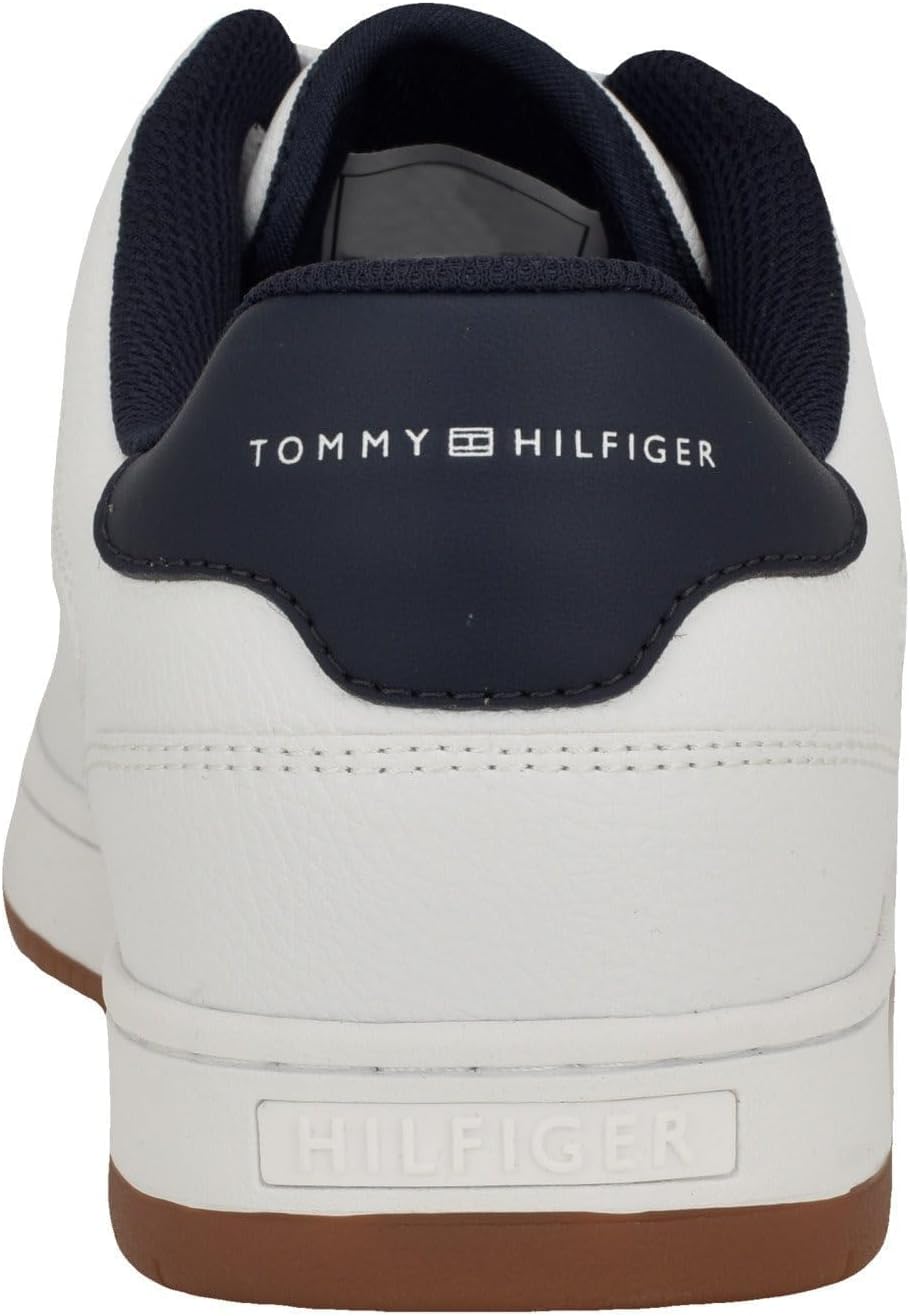 Мужские кроссовки Tommy Hilfiger Tathan, белый/синий/коричневый/темно-синий — фото 4