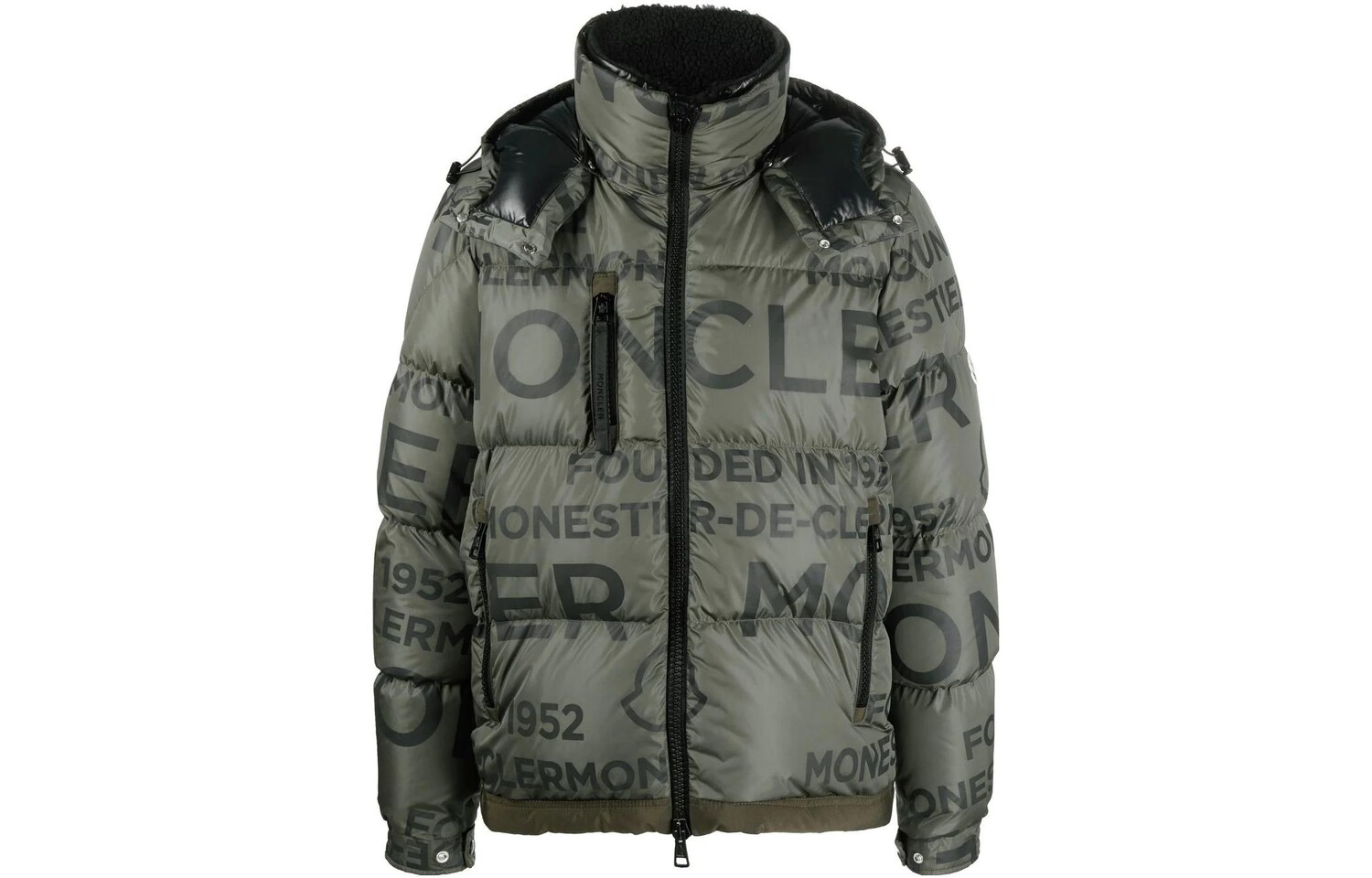 

Пуховик мужской хаки Moncler