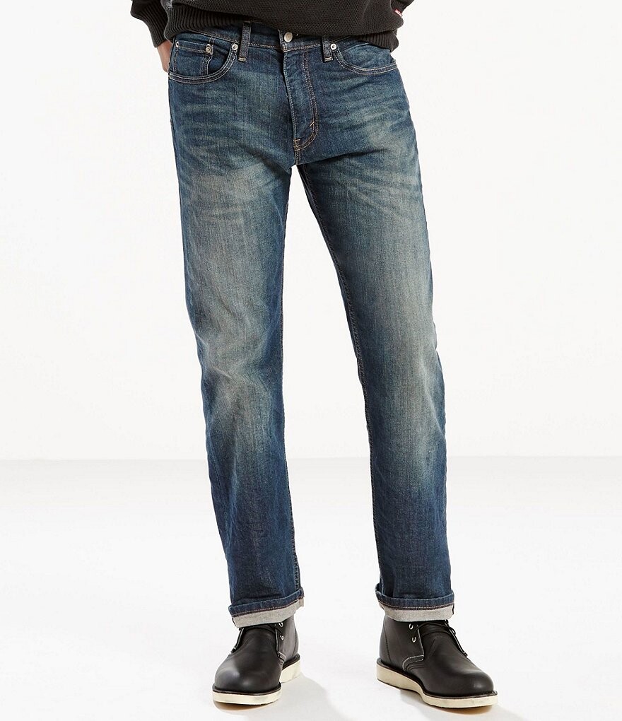 

Джинсы-стрейч обычного кроя Levi's 505, синий