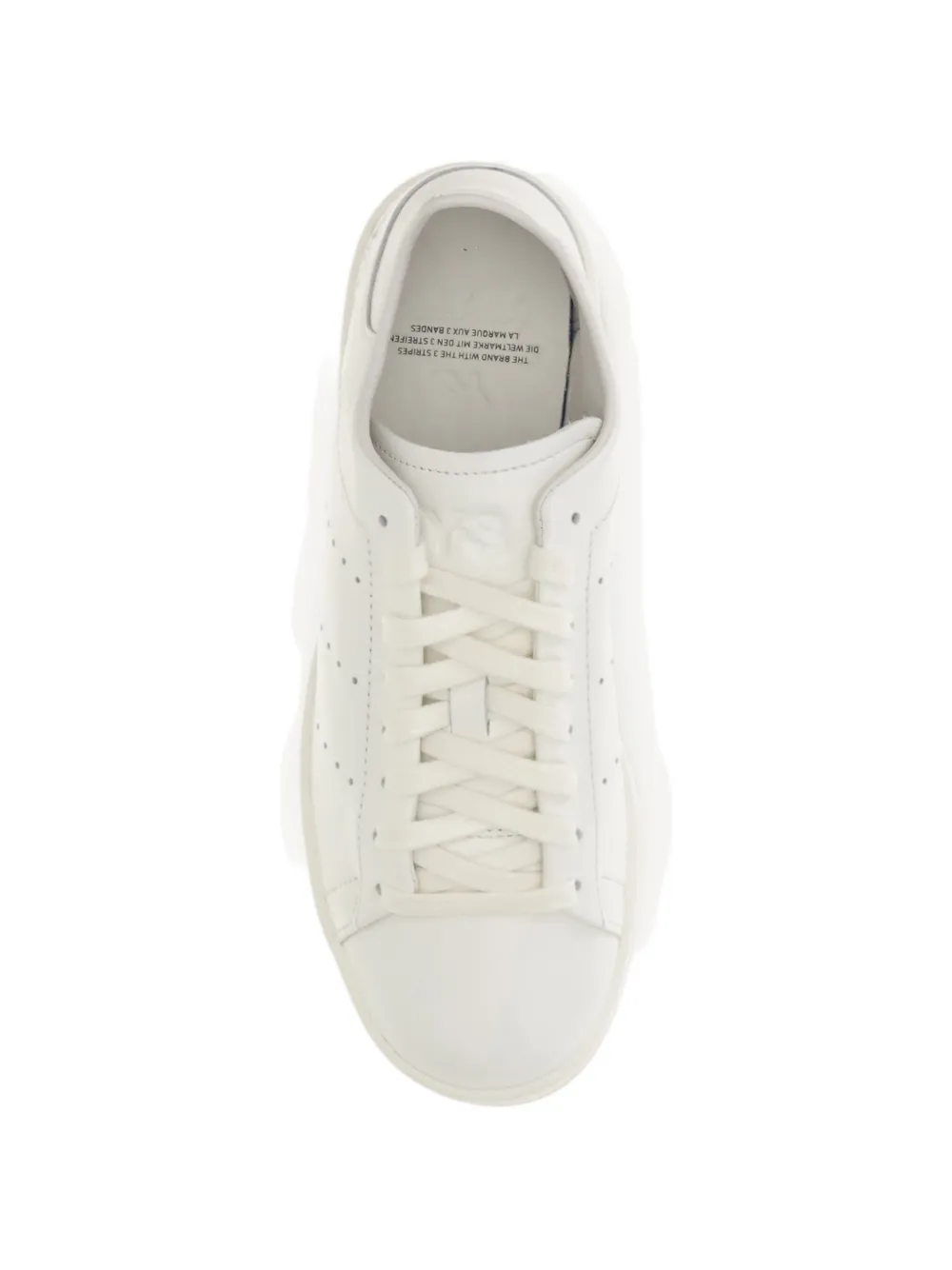 Кроссовки stan smith на шнуровке Y-3, бежевый — фото 3