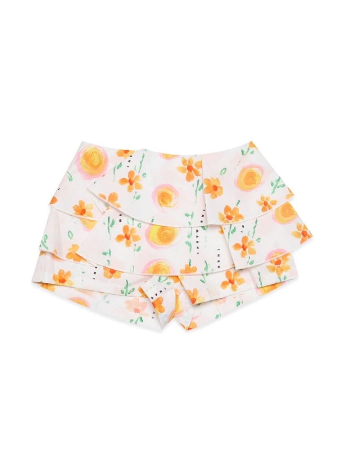 

Marni шорты Sunny Day с цветочным принтом, белый