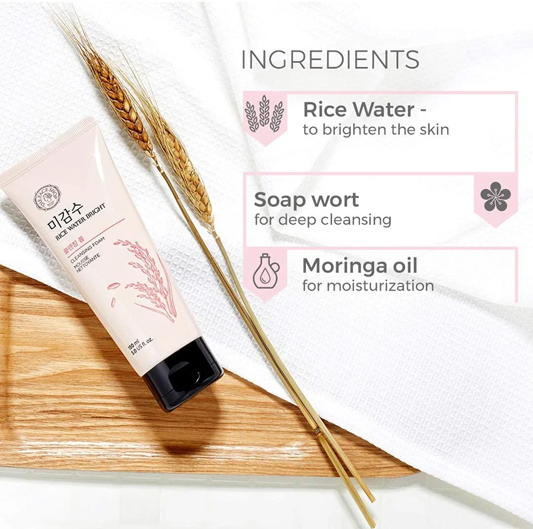 Набор пенки для умывания «Rice Water Bright Cleansing Foam» от TheFaceShop The Face Shop — фото 2