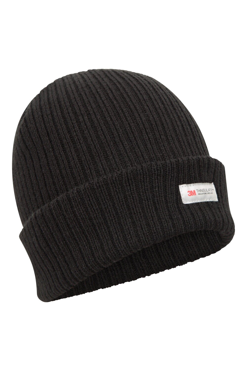 

Вязаная зимняя теплая повседневная шапка Thinsulate Beanie Mountain Warehouse, черный