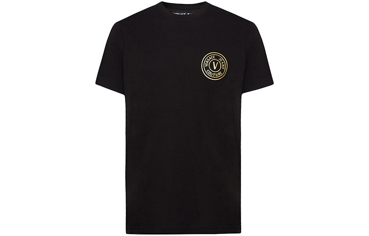 

Футболка мужская черная Versace Jeans, черный