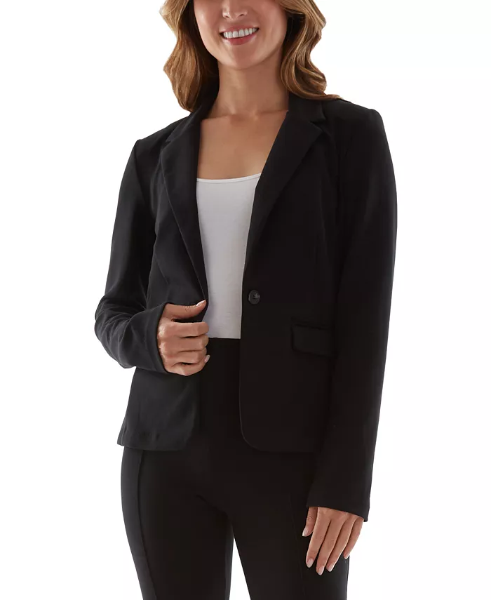 

Женский однобортный пиджак Juniors' One-Button BCX, черный