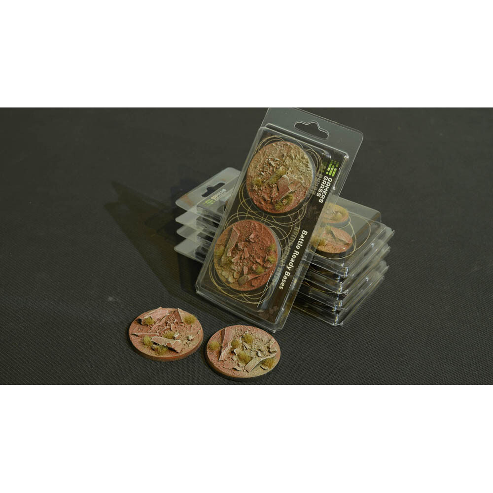 

Аксессуары Gamers Grass Battle Ready Bases: Badlands - Round 60mm (2)