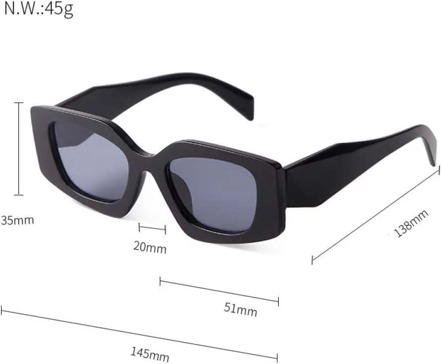 

Модные солнцезащитные очки в оранжевой оправе, прямоугольной формы, винтажные солнцезащитные очки «кошачий глаз» большого размера TYUVIVO, C4 Light Grey Lens