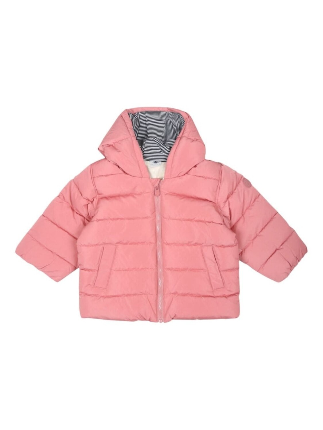 

Petit Bateau куртка с подкладкой из флиса, розовый