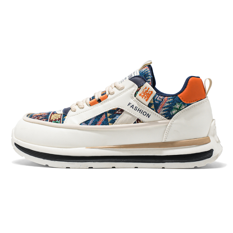 

Дышащие утолщенные кроссовки для увеличения роста мужские Low top ZULISHI, бежевый