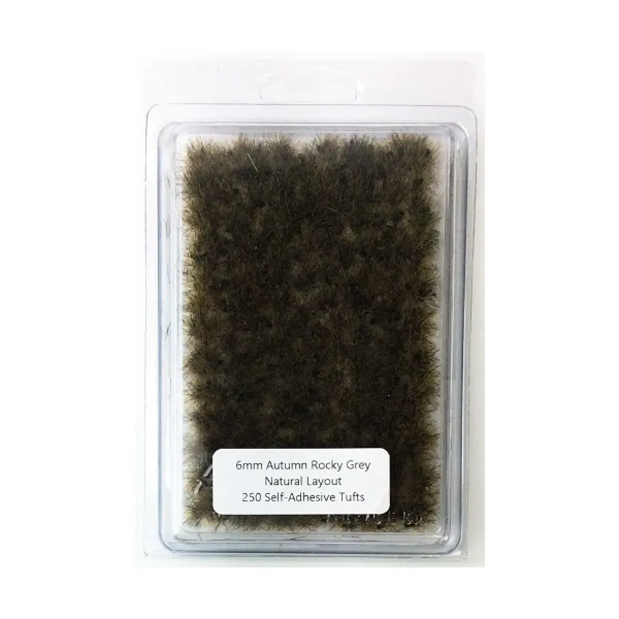 

Осенний Rocky Grey — естественная планировка, Standard Self-Adhesive Tufts (6mm)
