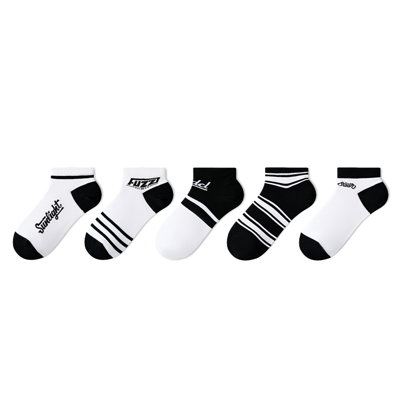 

Носки короткие весна-лето unisex 5 пар Primeet, 5 Pack (L Set)