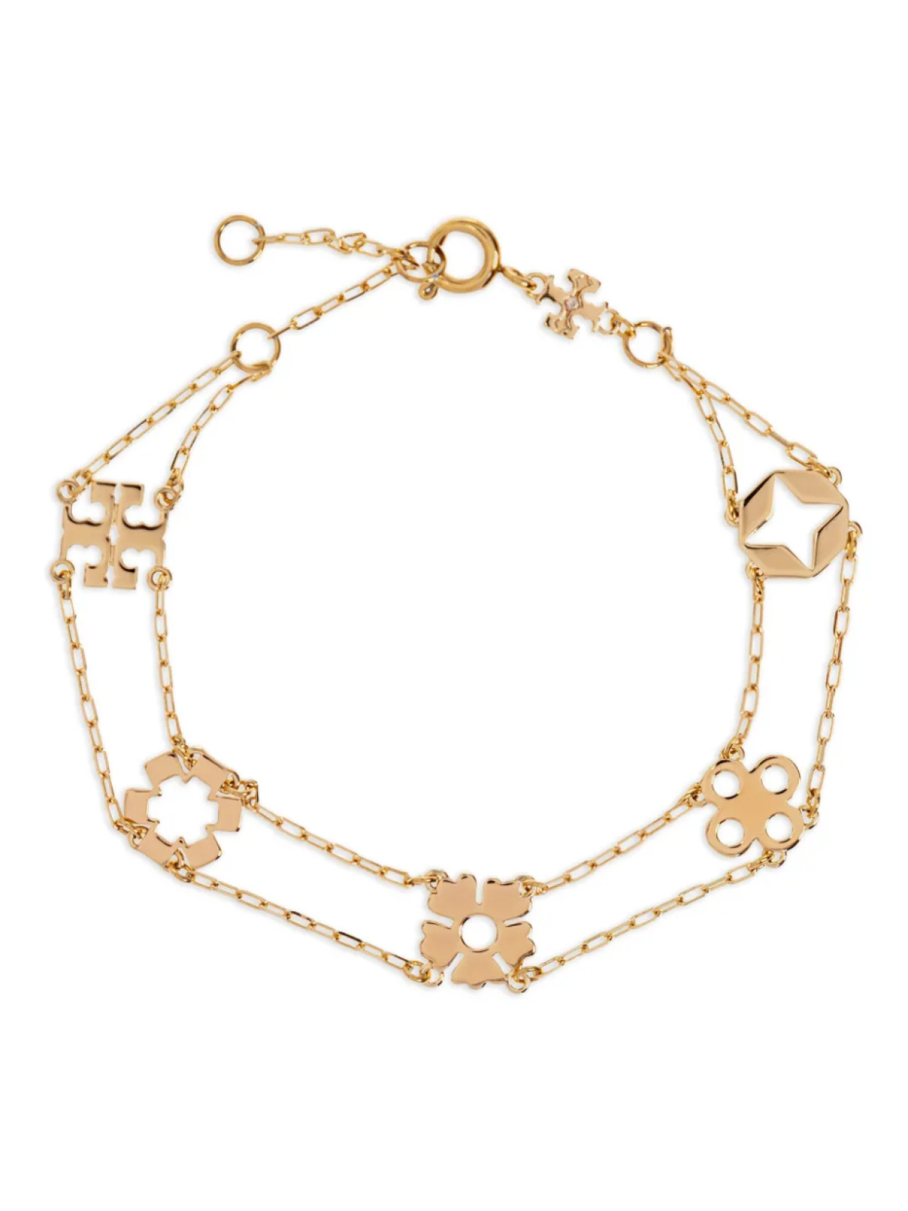 

Браслет с подвесками Tory Burch, золотой