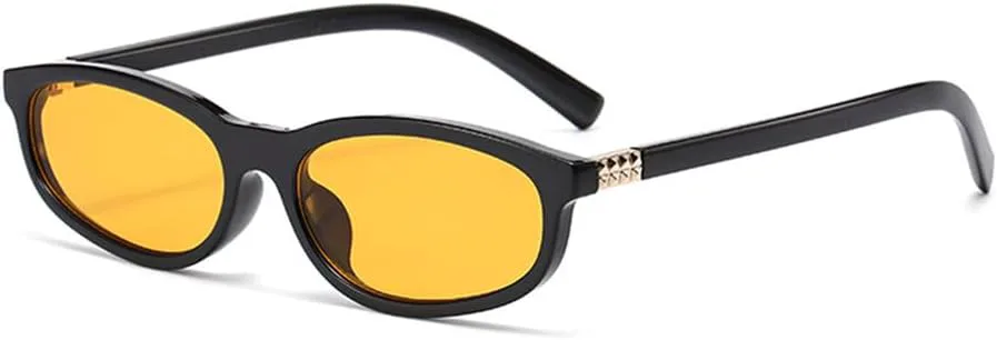 

Солнцезащитные очки UV400 с овальной оправой и леопардовым принтом для женщин и мужчин, для бега и занятий спортом на открытом воздухе UYPTK, Black Orange