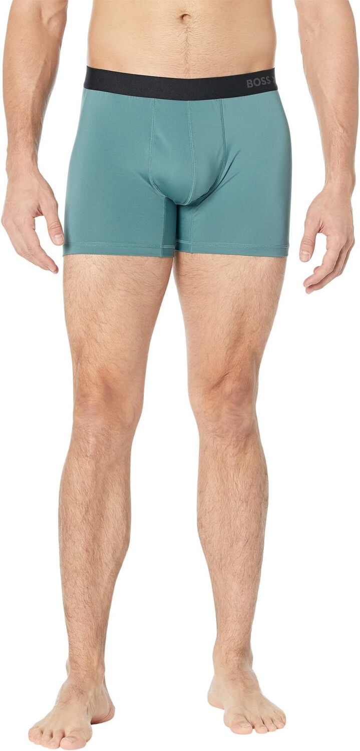 

Боксеры BOSS Dynamic Boxer Brief, цвет Dark Green