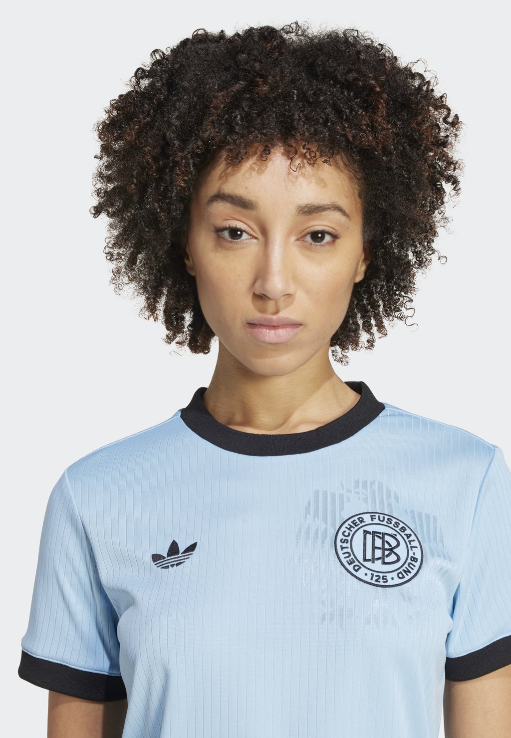 Спортивная футболка DEUTSCHLAND DFB 125 ANNIVERSARY - National team wear Adidas Originals, светло-голубой — фото 3