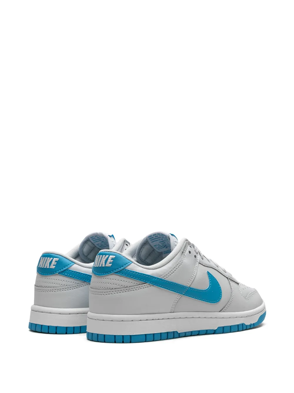 Кроссовки Dunk Low Pure Platinum/Blue Lightning Nike, серый — фото 3