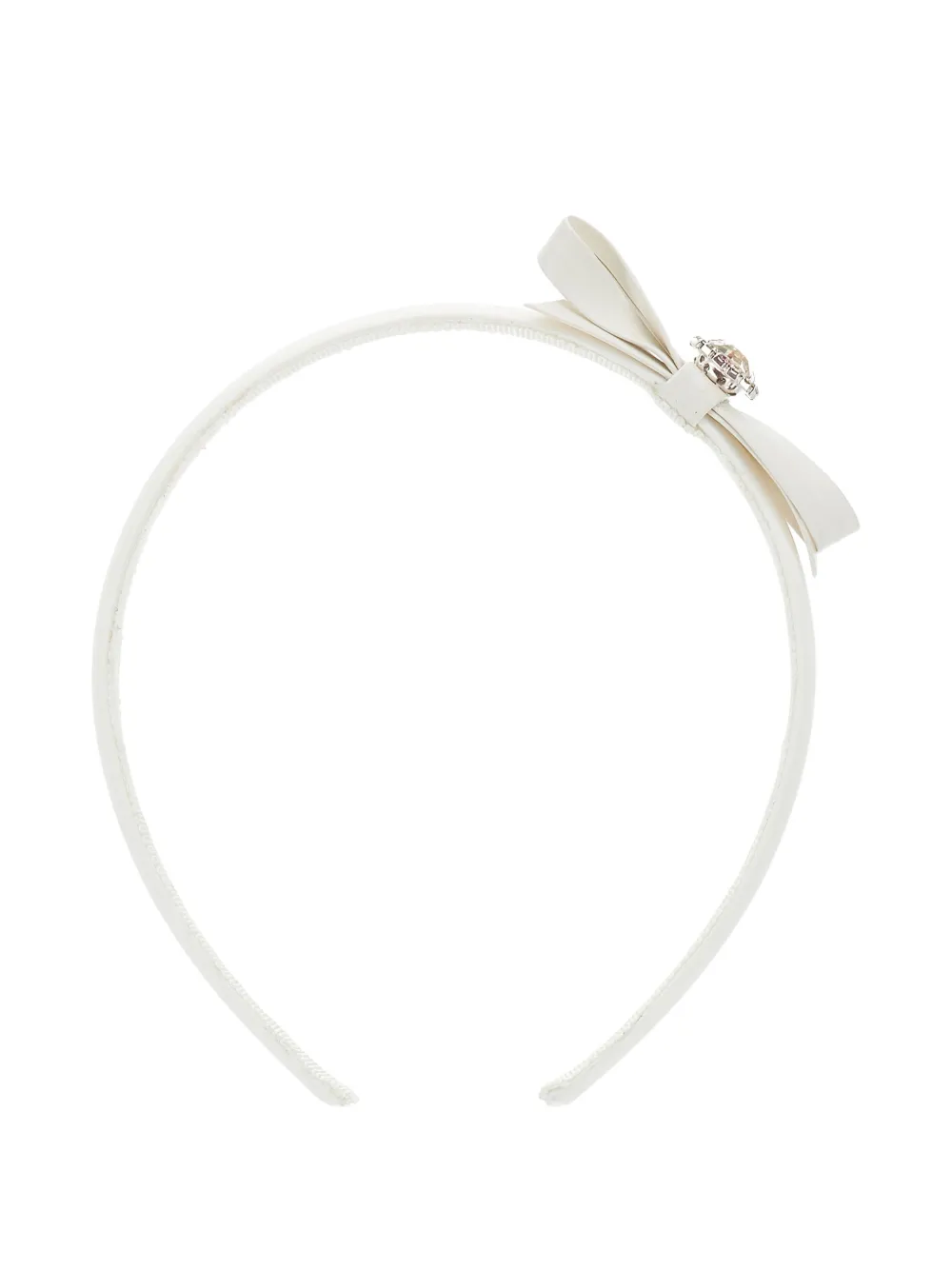 

Повязка на голову с бантом Monnalisa, белый