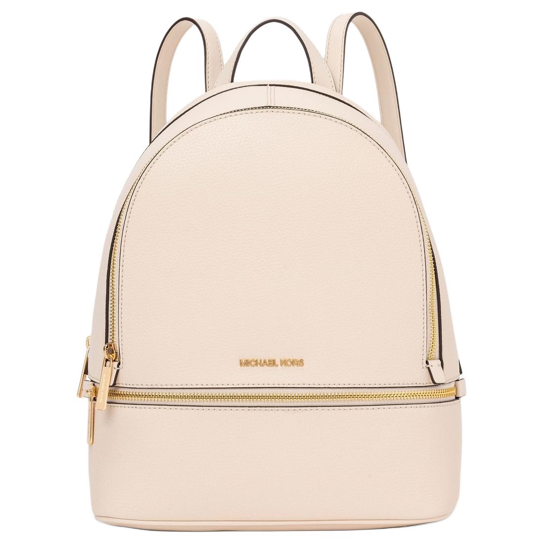

MICHAEL KORS Средний женский рюкзак из коровьей кожи светло-кремового цвета