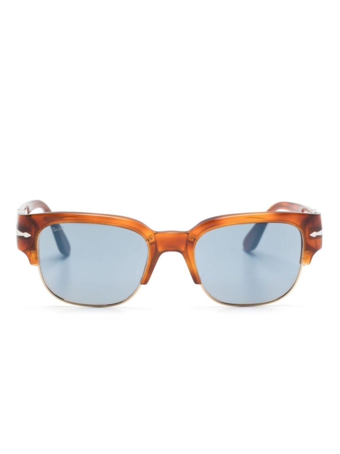 

Persol солнцезащитные очки черепаховой расцветки, коричневый