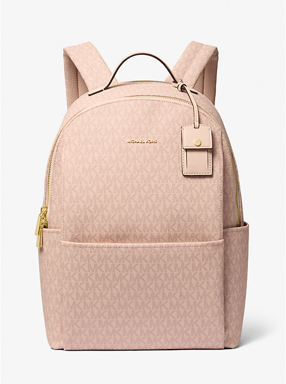 

Рюкзак с большим фирменным логотипом Sable Michael Kors, бежевый