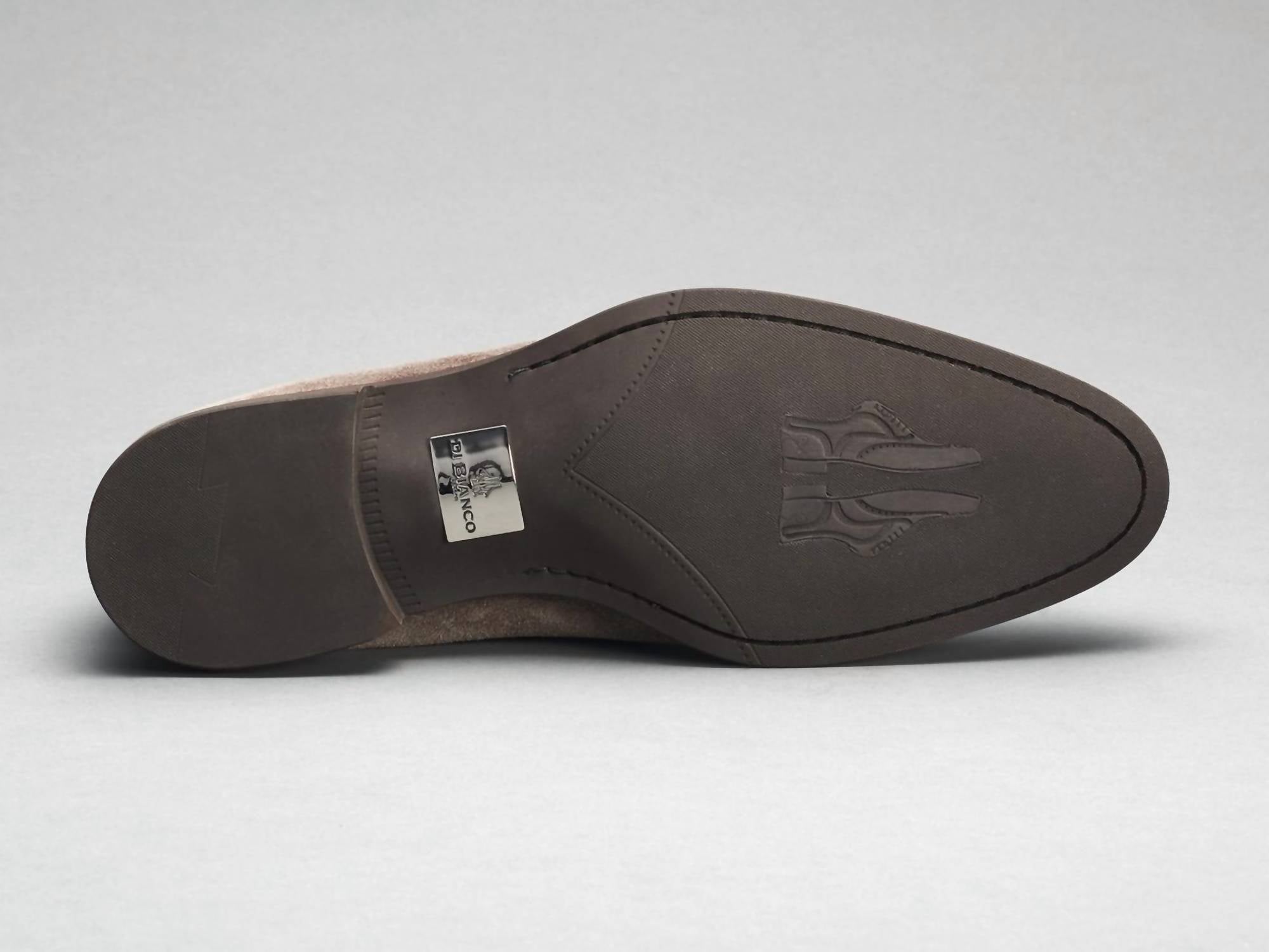 Мужские лоферы Sc524 Velour Peltro серые Scarpe di Bianco, серый — фото 3