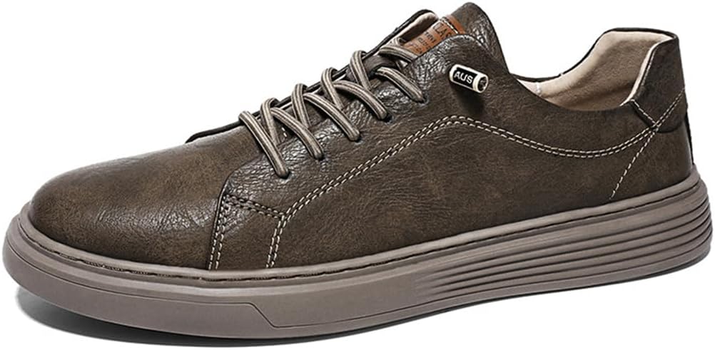 

Ортопедические кожаные кроссовки SWZEC, хаки