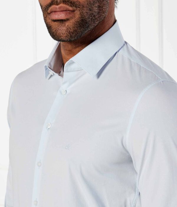 Рубашка Slim fit Calvin Klein, синий — фото 4