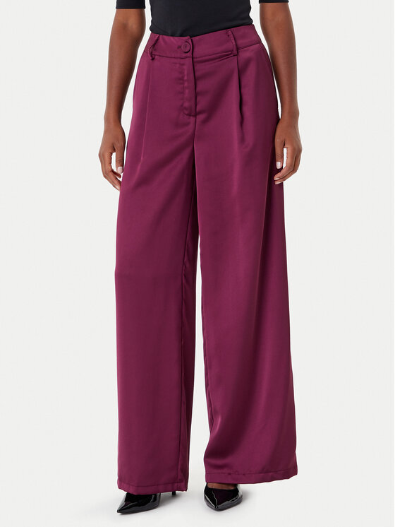 

Брюки-палаццо wide leg CFC0124993003 Rinascimento, красный