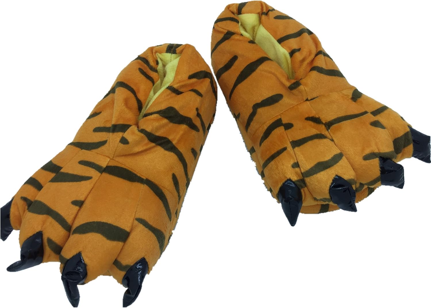 Мягкие теплые домашние тапочки в виде звериных лапок (костюм) Funcos, Tiger Stripe — фото 4