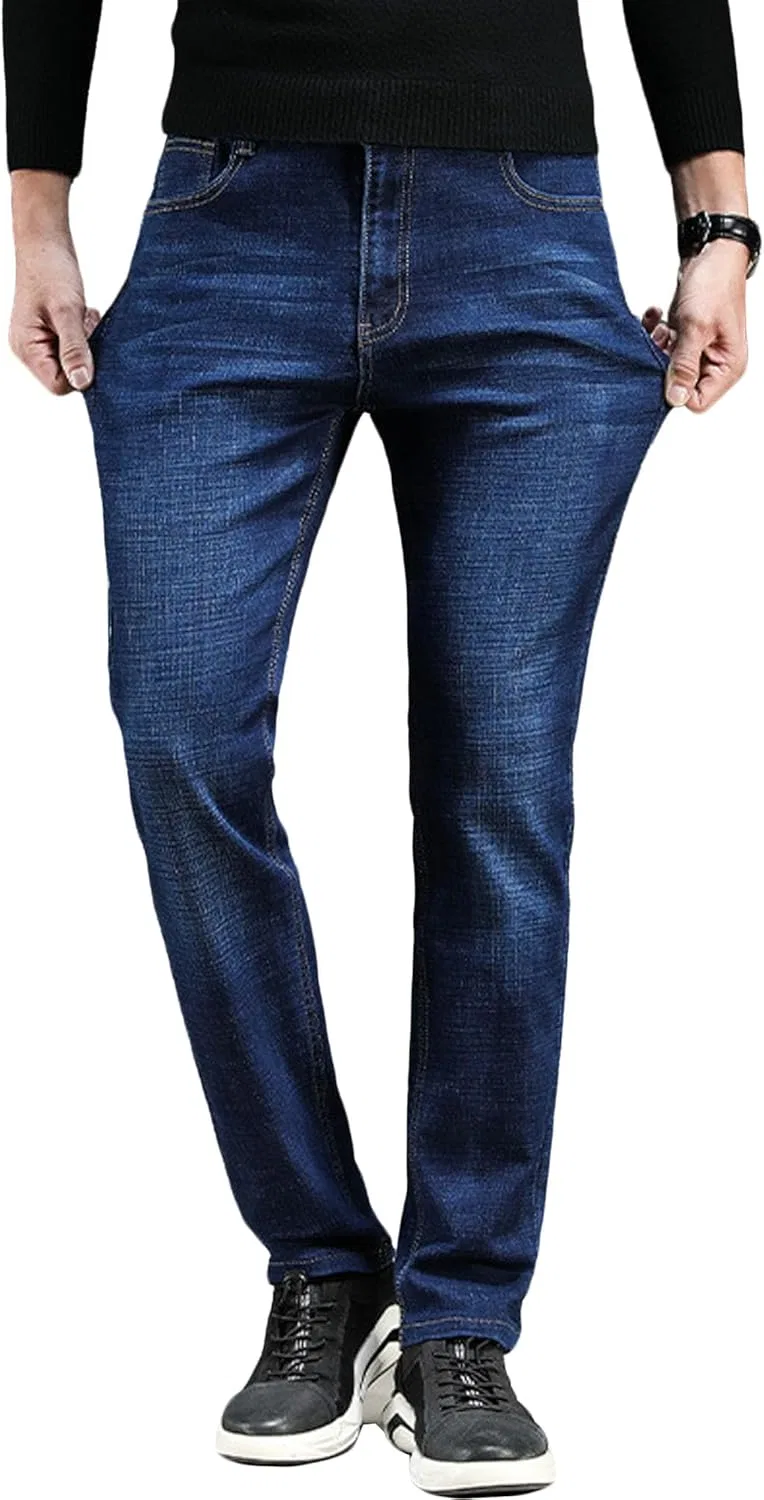 Джинсы прямые Blue8329
