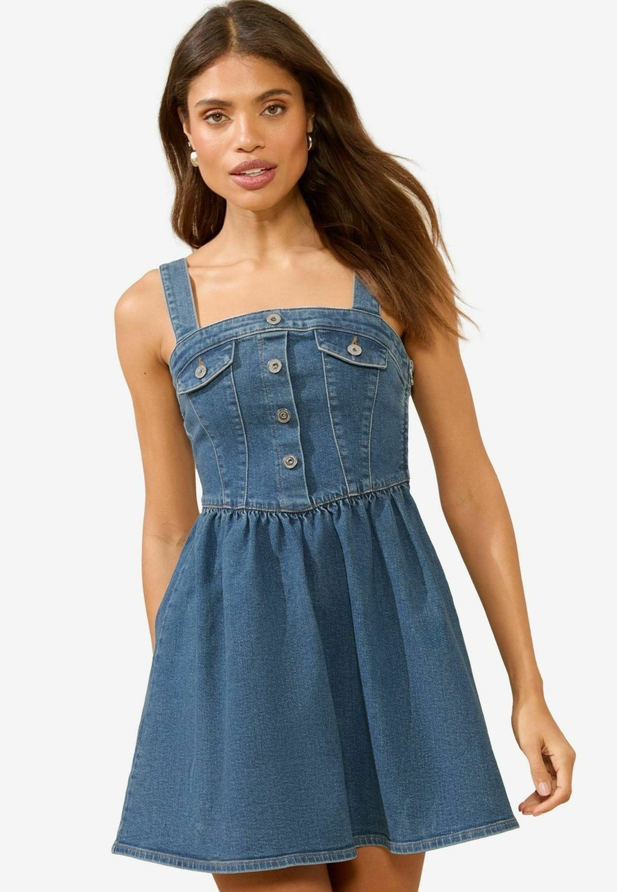

Платье Lipsy Denim dress, Mid Wash Blue/Blue