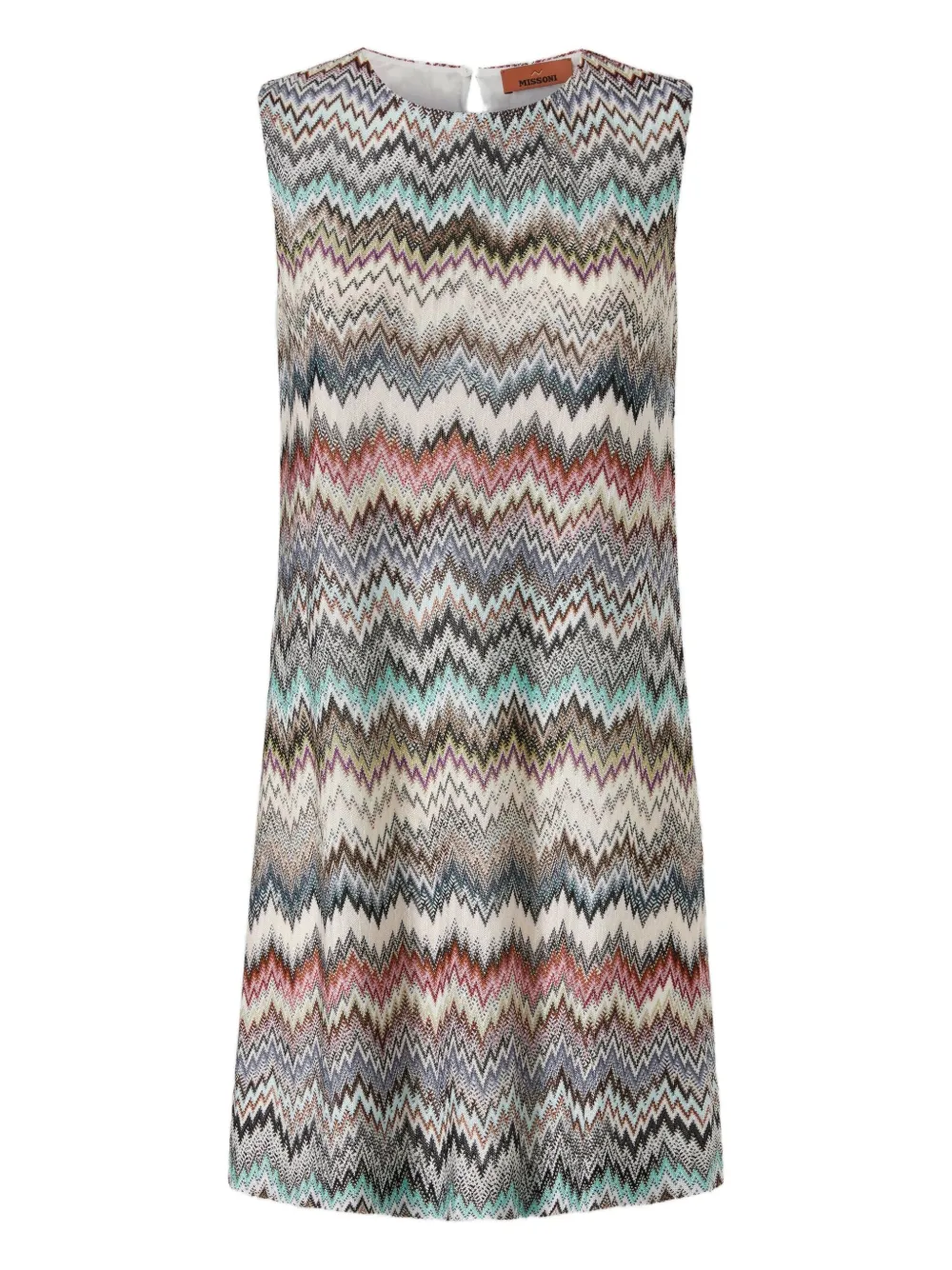 

Мини-платье без рукавов Missoni, серый