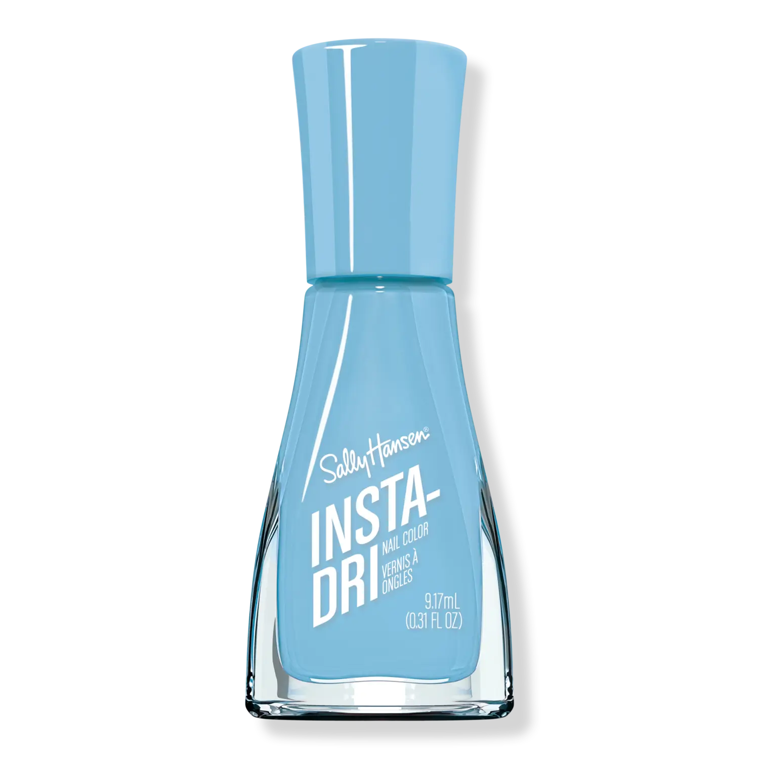

Лак для ногтей Insta-Dri, сине-зеленый Sally Hansen, Up In The Clouds (pastel light blue)