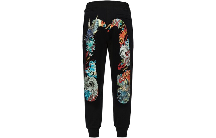 

Повседневные брюки мужские черные Evisu, черный