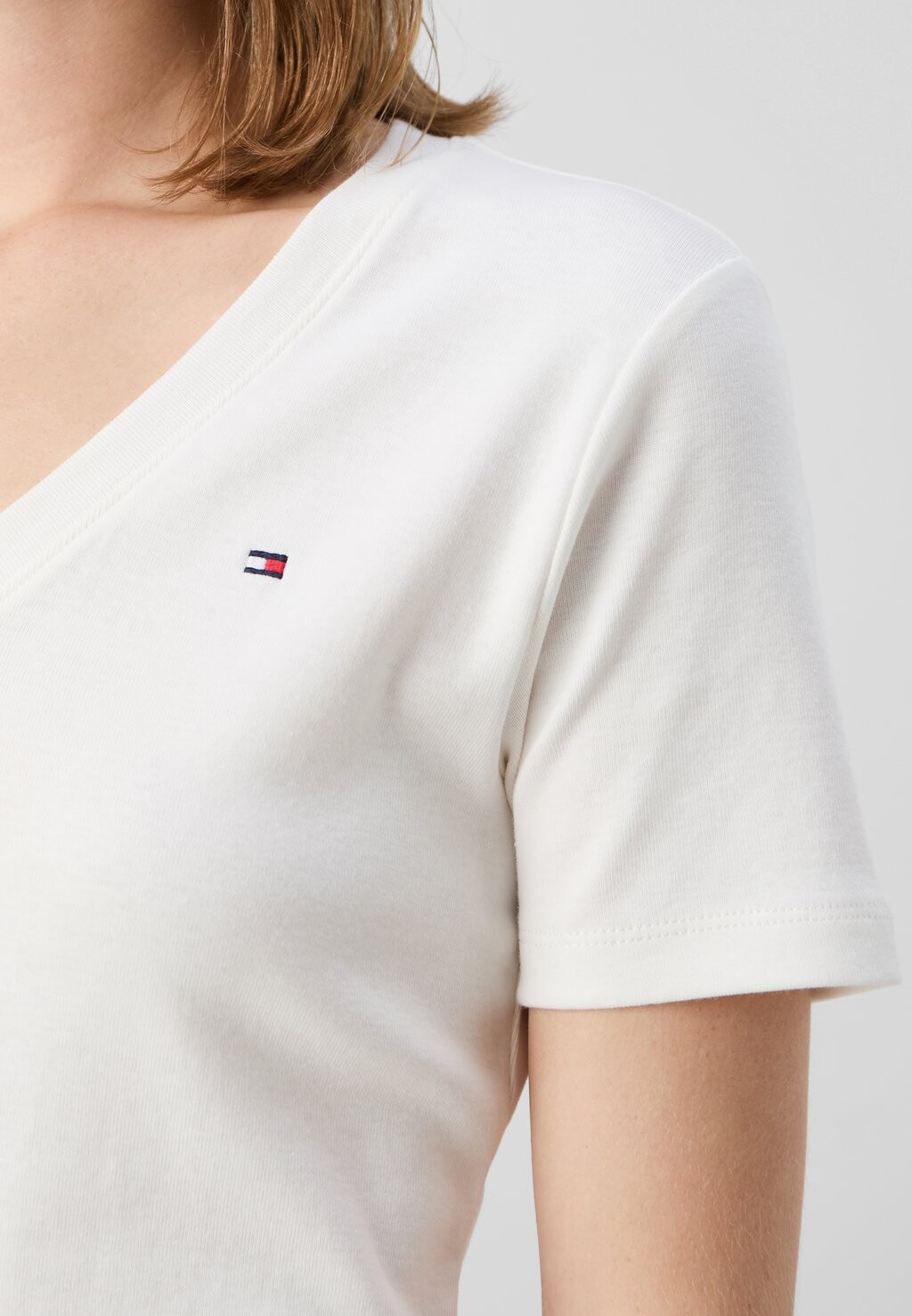Базовая футболка Slim Cody Tommy Hilfiger, белый — фото 3