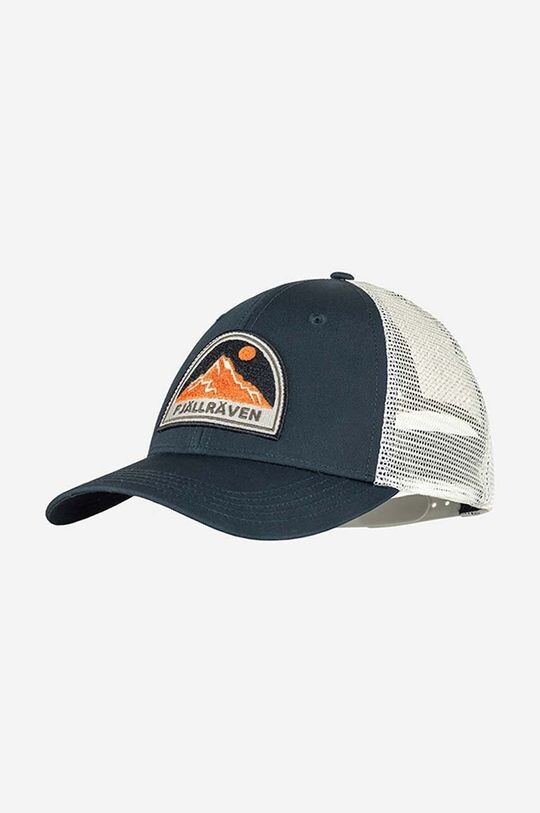 

Бейсбольная кепка с бейджем Fjallraven, темно-синий