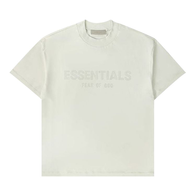 

Футболка Fear of God Essentials 3D Logo Tee 'Mozzarella', кремовый