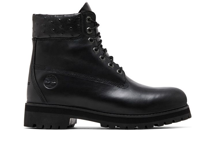 Мужские ботинки Timberland Premium из комбинированной кожи, черный — фото 2
