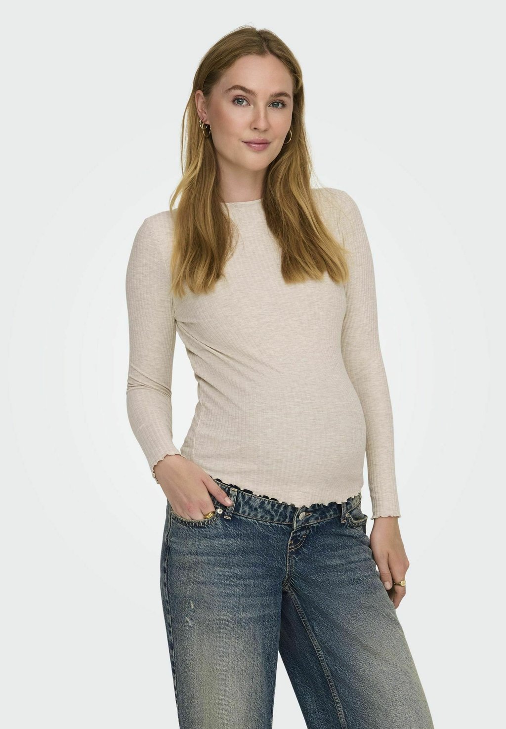 

Футболка с длинным рукавом EMMA ONLY MATERNITY, серый